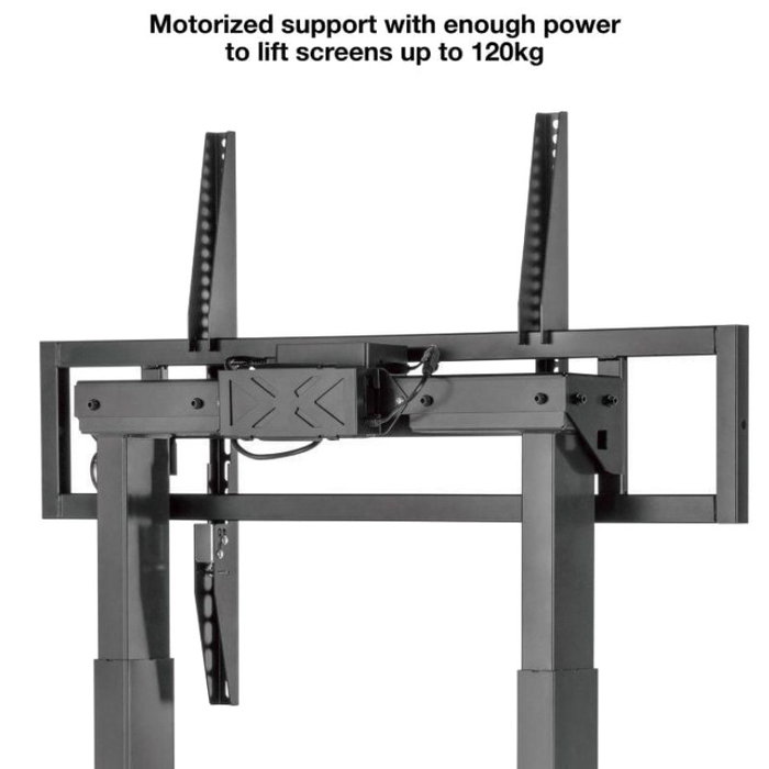 Tooq LUX Soporte de Suelo Eléctrico FSM02-B para Pantallas 55-100 Pulgadas